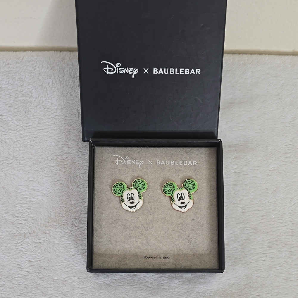 Disney x BaubleBar Halloween Mickey Mouse Earrings